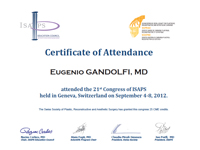 21° congresso della INTERNATIONAL SOCIETY OF AESTHETIC PLASTIC SURGERY